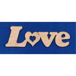SKLEJKA #3mm Love 6,7x20,3cm  / 0560